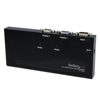 Startech.COM 2 Port High Resolution VGA Video Splitter - 350 MHZ, 2 YR