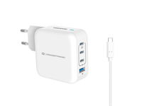 Conceptronic 4-Port 100W GaN USB-PD-Ladegerät mit USB-C-Ladekabel, x - ALTHEA18W