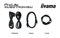 iiyama ProLite écran plat de PC 68,6 cm (27&quot;) 1920 x 1080 pixels Full HD LED Noir