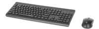 Manhattan 180771 teclado Ratón incluido Universal RF inalámbrico QWERTY Negro