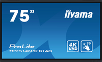 iiyama iiyama TE7514MIS-B1AG Signage-Display Interaktiver Flachbildschirm 190,5 cm (75 Zoll) LCD WLAN 435 cd/m² 4K Ultra HD Schwarz Touchscreen Eingebauter Prozessor Android 24/7 https://images.icecat.biz/img/gallery_lows/9dbc0225eda687ad9ddaccbaaac4ba77.jpg iiyama iiyama TE7514MIS-B1AG Signage-Display Interaktiver Flachbildschirm 190,5 cm (75 Zoll) LCD WLAN 435 cd/m² 4K Ultra HD Schwarz Touchscreen Eingebauter Prozessor Android 24/7 https://images.icecat.biz/img/gallery_lows/9dbc0225eda687ad9ddaccbaaac4ba77.jpg
