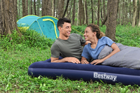 Bestway Matelas gonflable 2 places avec pompe électrique externe 191 x 137 x 22 cm