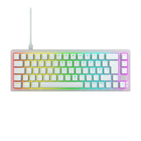 CHERRY K5V2 Compact Tastatur Gaming USB QWERTZ Deutsch Weiß - CX-K5V2-RGB-CPT-TPWHITE-R-GER