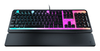 Turtle Beach Magma Membrane RGB Gaming Keyboard avec touches en membrane, Anti-Ghosting avancé, Technologie Easy-Shift, Eclairage RGB personnalisable, Repose-paume détachable - Noir