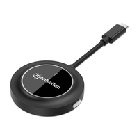 Manhattan 208437 extensor de audio/video Transmisor AV Negro