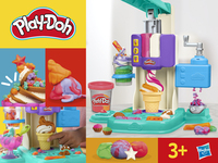 Play-Doh Rainbow Swirl Ice Cream Playset