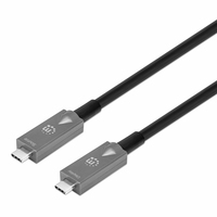 Manhattan 356428 cable USB USB 3.2 Gen 2 (3.1 Gen 2) 10 m USB C Negro