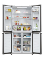 Haier Cube 83 Serie 3 HCR3818ENMM frigo américain Autoportante 467 L E Acier inoxydable