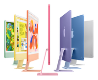 Apple iMac Apple M M4 59,7 cm (23.5&amp;ldquot;) 4480 x 2520 pixels PC All-in-One 24 Go 512 Go SSD macOS Sequoia Wi-Fi 6E (802.11ax) Argent