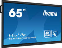 iiyama iiyama TE6514MIS-B1AG Signage-Display Interaktiver Flachbildschirm 165,1 cm (65") LCD WLAN 435 cd/m² 4K Ultra HD Schwarz Touchscreen Eingebauter Prozessor Android 24/7 https://images.icecat.biz/img/gallery_lows/b2a50dc2a4f4edeccc34f4af53e5afb9.jpg