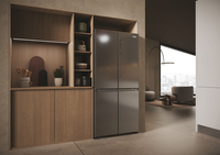 Haier Cube 83 Serie 3 HCR3818ENMM frigo américain Autoportante 467 L E Acier inoxydable