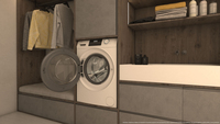 Haier HW90-BP14929A-S machine à laver Charge avant 9 kg 1400 tr/min Blanc