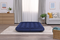 Bestway Matelas gonflable 2 places avec pompe à pied intégrée 191 x 137 x 28 cm