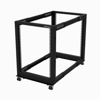 Startech.COM 15U Open Frame Rack - 4 Post - 56.0-101.7CM Adjustable Depth, 2 YR