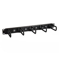 Startech.COM 1U 19" Cable Management Organizer D Ring Server Rack Panel 5 YR