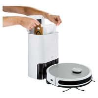 MEDION X21 SW robot aspirateur 0,25 L Sac à poussière Gris, Blanc
