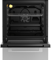 Beko FSM58301WC Cuisinière Électrique/Gaz Plaque avec zone à induction Noir, Blanc A
