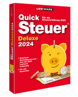 Lexware QuickSteuer Deluxe 2024 (für Steuerjahr 2023), Minibox, und - 06815-0072