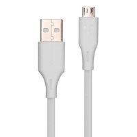 Vorago CAB-M01W cable USB 1 m Blanco