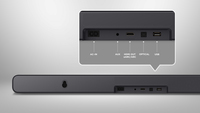 TCL S Series S45HE haut-parleur soundbar Titane 2.0 canaux 100 W