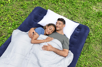 Bestway Matelas gonflable 2 places avec pompe électrique externe 191 x 137 x 22 cm