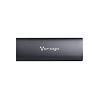 Vorago SDD-400 caja para disco duro externo Carcasa para SSD Negro M.2