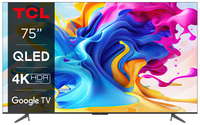 TCL 75C649 TV 190,5 cm (75&quot;) 4K Ultra HD Smart TV Wifi Titane