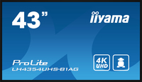 iiyama iiyama LH4354UHS-B1AG Signage-Display Digital Beschilderung Flachbildschirm 108 cm (42.5") LCD WLAN 500 cd/m² 4K Ultra HD Schwarz Eingebauter Prozessor Android 11 24/7 https://images.icecat.biz/img/gallery_lows/c1baae61370b8b8482e1589abaa6943c.jpg