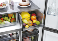 Haier HCR79F19EHMD frigo américain Pose libre 642 L E Acier inoxydable