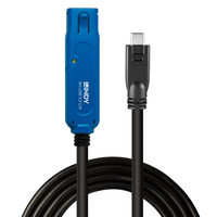 Lindy 43381 USB Kabel USB 3.2 Gen 1 (3.1 Gen 1) 8 m USB C USB A Blau - 43381