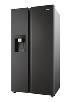 Haier SBS 90 Serie 5 HSW79F18DIPT frigo américain Pose libre 601 L D Noir