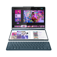 Lenovo Yoga Book 9 Intel Core Ultra 7 155U Híbrido (2-en-1) 33.8 cm (13.3") Pantalla táctil 2.8K 16 GB LPDDR5x-SDRAM 1 TB SSD Wi-Fi 6E (802.11ax) Windows 11 Home Verde azulado