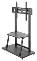 Manhattan 462334 soporte para TV 2.54 m (100") Negro