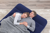 Bestway Matelas gonflable 2 places avec pompe à pied intégrée 191 x 137 x 28 cm