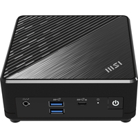 MSI Cubi N ADL-006DE Intel® N N200 4 GB DDR4-SDRAM 128 GB SSD Windows 11 Pro Mini PC Mini-PC Schwarz