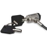 Startech 6ft (2m) Laptop Cable Lock with Keys, Keyed Security Cable Lock fo ...
