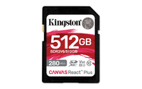 Kingston Technology Canvas React Plus 512 GB SDXC UHS-II Clase 10