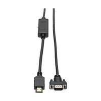 Eaton Tripp Lite Series HDMI to VGA Active Adapter Cable (HDMI to Low-Profi ...