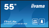 iiyama iiyama LH5554UHS-B1AG Signage-Display Digital Beschilderung Flachbildschirm 138,7 cm (54.6") LCD WLAN 500 cd/m² 4K Ultra HD Schwarz Eingebauter Prozessor Android 11 24/7 https://images.icecat.biz/img/gallery_lows/cb5f6885f6e864603ed8a4ac813b0588.jpg