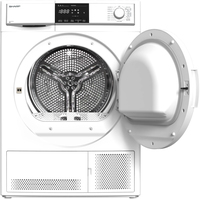 Sharp KD-HCB7S7PW91 sèche-linge Pose libre Charge avant 7 kg B Blanc