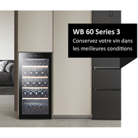 Haier Wine cellar WS105GA Refroidisseur de vin compresseur Autoportante Noir 105 bouteille(s)