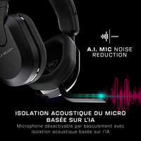 Turtle Beach Casque gaming amplifié multiplateforme sans fil Stealth 600 pour Xbox Series X|S, Xbox One, PC, Nintendo Switch et mobile - Bluetooth, 80 heures de batterie et microphone antibruit – Noir