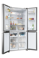 Haier Cube 83 Serie 3 HCR3818ENMM frigo américain Autoportante 467 L E Acier inoxydable