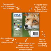 Epson Fox T1281 Vos DURABrite Ultra afzonderlijke zwarte inkt