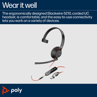 HP Poly Blackwire 5210