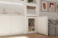 Candy CNUQ2L58EWH Congélateur vertical Pose libre 90 L E Blanc