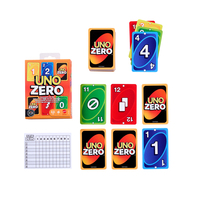 Games UNO Zero Jeu de cartes Dépouillement