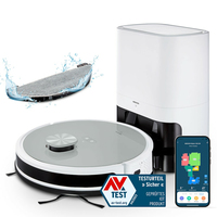 MEDION X21 SW robot aspirateur 0,25 L Sac à poussière Gris, Blanc