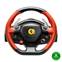 Thrustmaster Ferrari 458 Spider Noir, Rouge Volant + pédales Xbox One