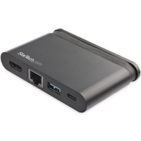 Startech USB C Multiport Adapter, USB-C Travel Mini Dock to 4K HDMI with 10 ...